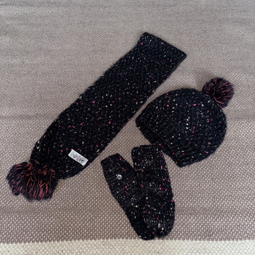 Girls bobble hat scarf - girls,