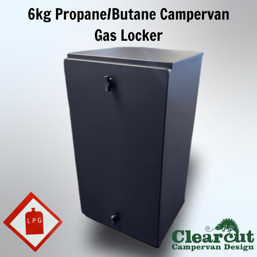 Metal gas box campervan - gas,