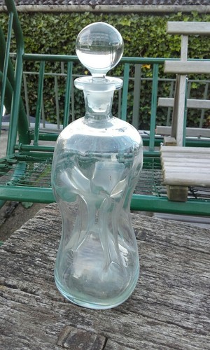 Holmegaard glass decanter