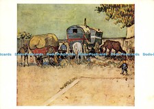 D021252 Vincent van Gogh. The Gypsy Caravan. Musee du Louvre. Paris. Soho Card 3