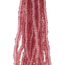 Vintage Czech transparent purple micro glass rondelle seed beads 20bpi (900)