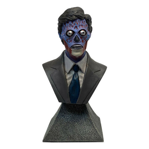 They live alien mini bust - live,