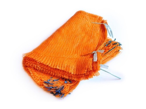100 orange net sacks - 100, 55cm