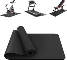 Treadmill Floor Mat Exercise Bike Heavy-Duty Protective Mat 180 x 75 cm RRP £30