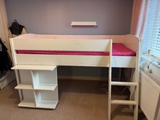 wooden single bed frame with