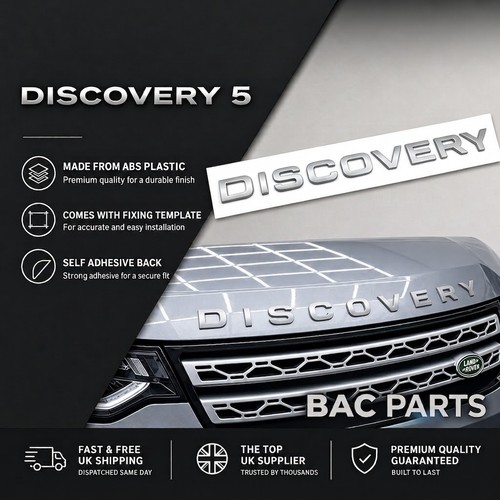 Discovery style badge letters - discovery,