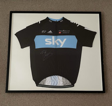 Bradley Wiggins Signed Sky Team Cycling Jersey 2012 Professionally Framed
