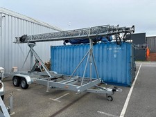 30m twin axle trailer masts