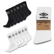 Umbro White Black Sport Socks