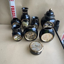 The Art Of Chokin - 8 Piece, Black & 24K Gold Trim Collection