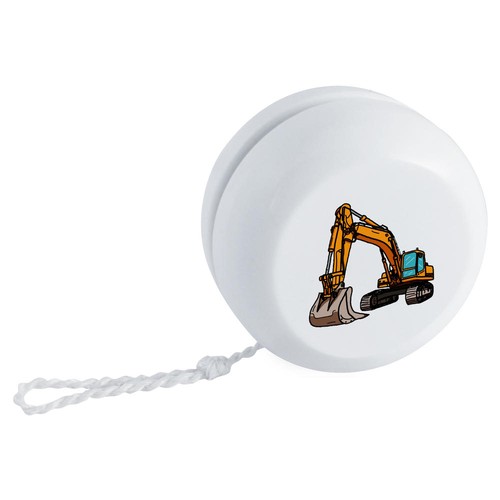 Excavator digger retro - digger', yo-yo