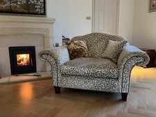 love seat snuggle chair bespoke made and in good condition