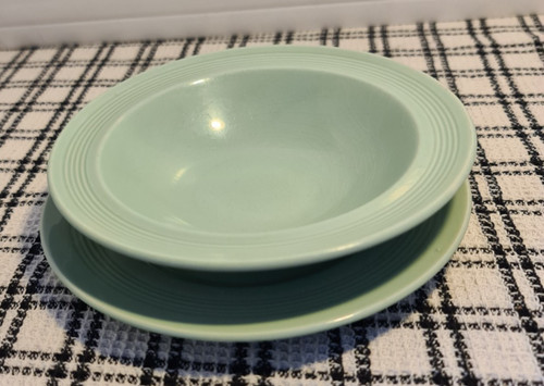 Vintage woods ware beryl green - vintage,
