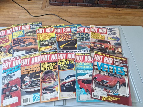 1977 hot rod magazine - rod, lot