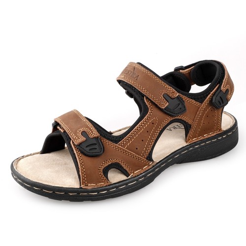Mens leather sandals sport - leather,