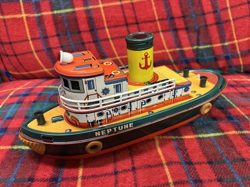 1950 neptune boat tin - 1950’s,