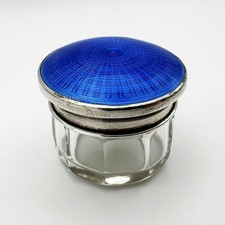 ANTIQUE VANITY JAR STERLING