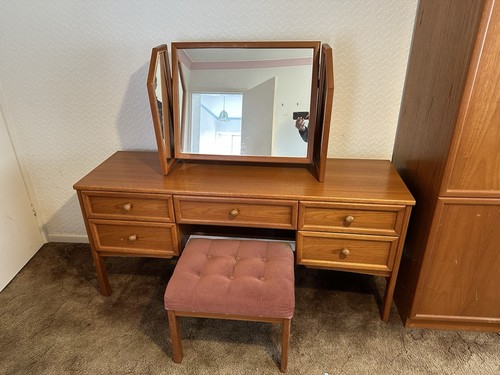 Mid century dressing table - dressing,