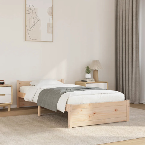 Walplus solid wood bed - bed, frame