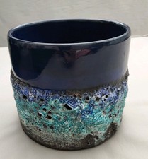 Vintage Marie Capri Fat Lava  Ceramic  Planter