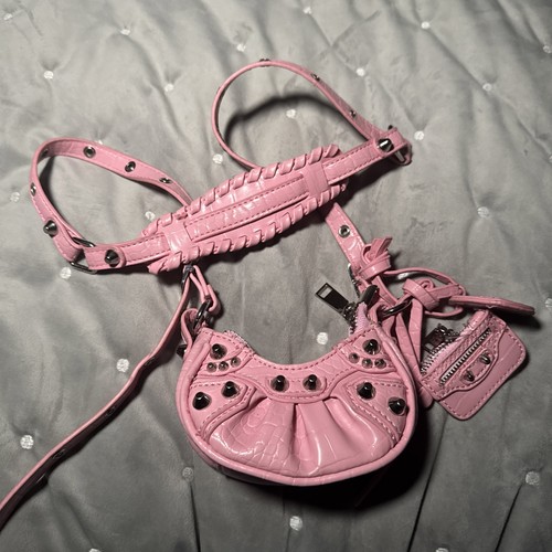 Y2k baby pink - pink, studded