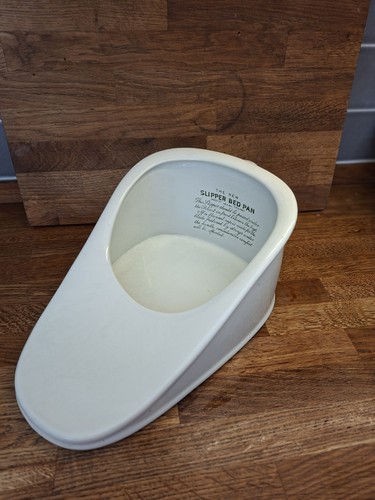 The slipper bed pan antique - slipper,