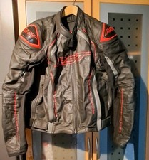 RST S1 Black/Red Leather Jacket. Uk44
