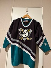 NHL Anaheim Mighty Ducks Hockey Jersey - Mens S 90s