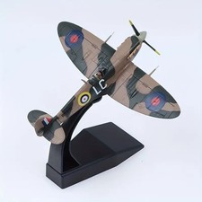 1:72 RAF Spitfire Fighter Plane WWII 1941 UK Battle of Britain Diecast Model LC