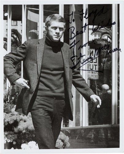Steve mcqueen signed - steve,