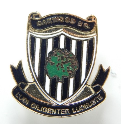 Oakwood football club enamel - oakwood,