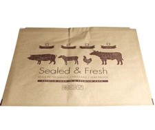 Self-Seal Butcher Bags - Kraft Paper - Pack of 50