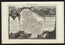 FRANCE . Dept de l'YONNE  Victor Jules Levaseur      1851