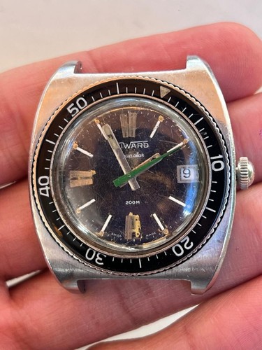 Vintage diver watch duward - vintage,