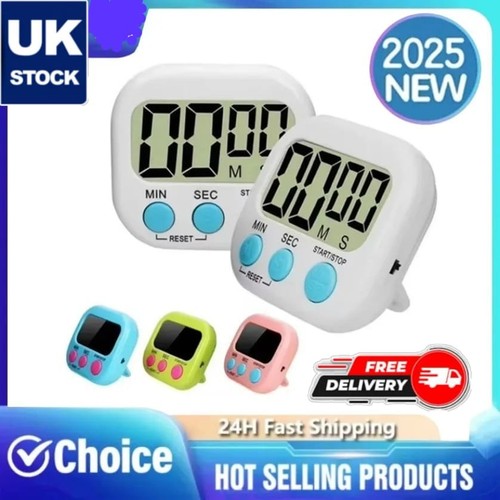 Magnetic digital kitchen timer - digital,
