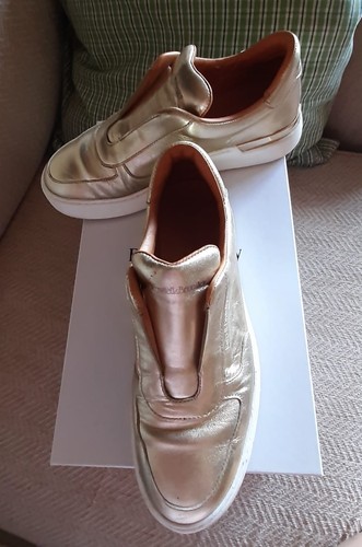 Russell bromley gold leather - russell,
