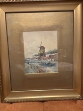 The Old Windmill Framed Print