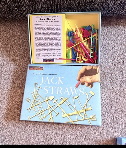 Jack straws game retro toys - -,