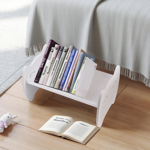 White bookshelf desktop - white,