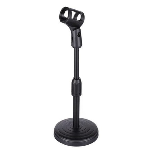 Telescopic desk mic stand with - desk,