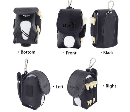 Golf ball holder - bag, pu