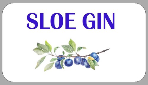 Mini sloe gin wedding - gin, favour