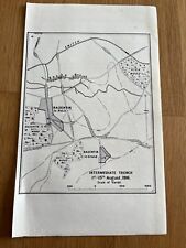 ww1 the thirty - fourth division . intermediate trench 1st - 15th aug 1916  map