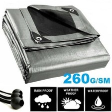 SILVER TARPAULIN 260GSM Heavy
