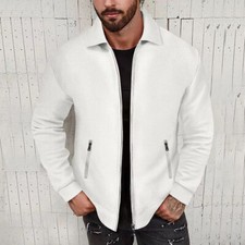Mens Jackets Waffle Cardigan