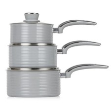 Swan Retro Grey Pan Set - 3