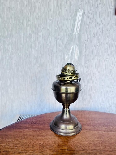 Vintage duplex oil lamp - vintage,