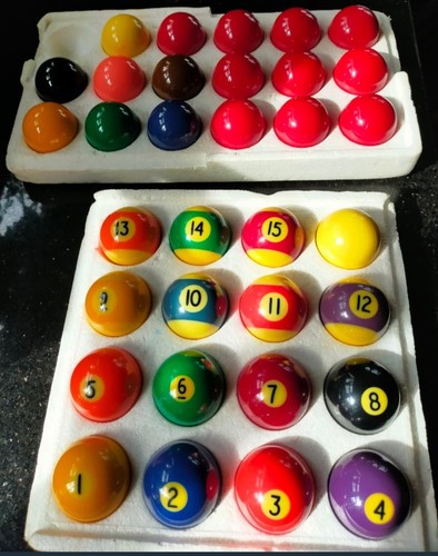 Vintage crystalate snooker and - crystalate,