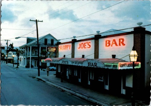 Key west postcard sloppy - key, fl