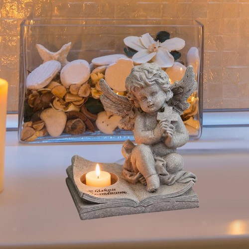 Candle holder angel tea - angel,